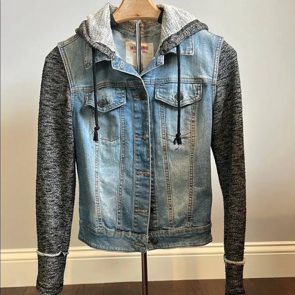 Missoni for Target Blue Jean Jacket with Gray Sleeves